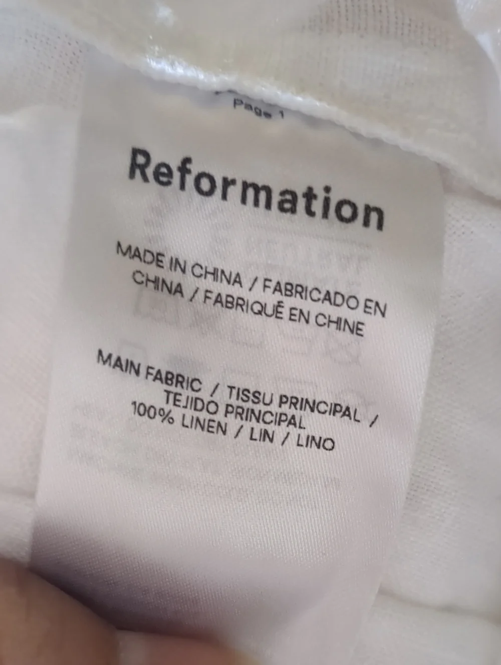 Reformation Ethan Linen Pant